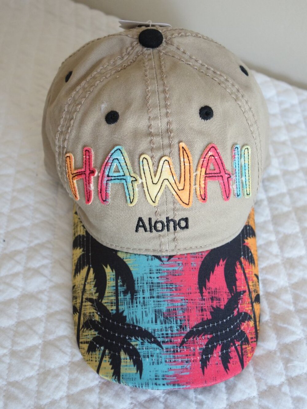 NWT ROBIN RUTH Aloha Hawaii Adjustable Baseball Cap Hat